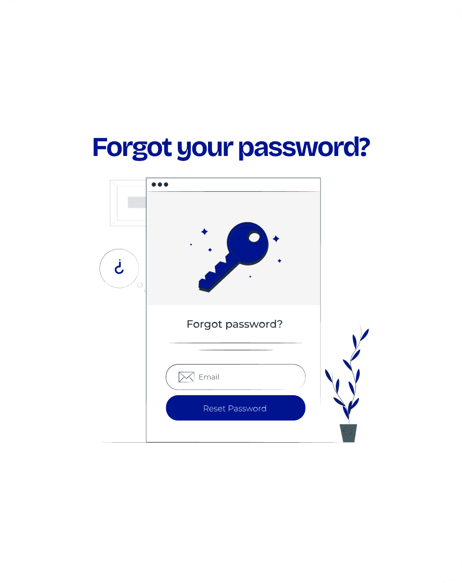 Forgot password illustration